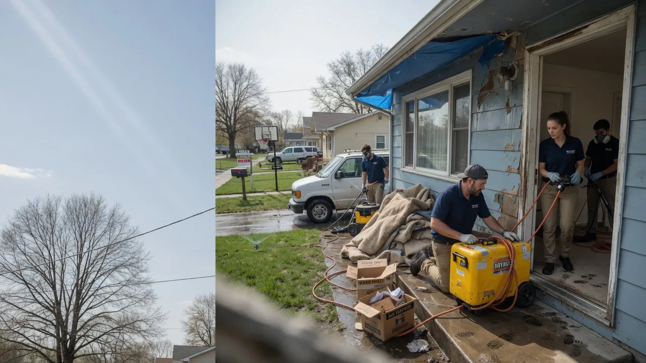 Basement Flood Cleanup in Trivoli, IL near me